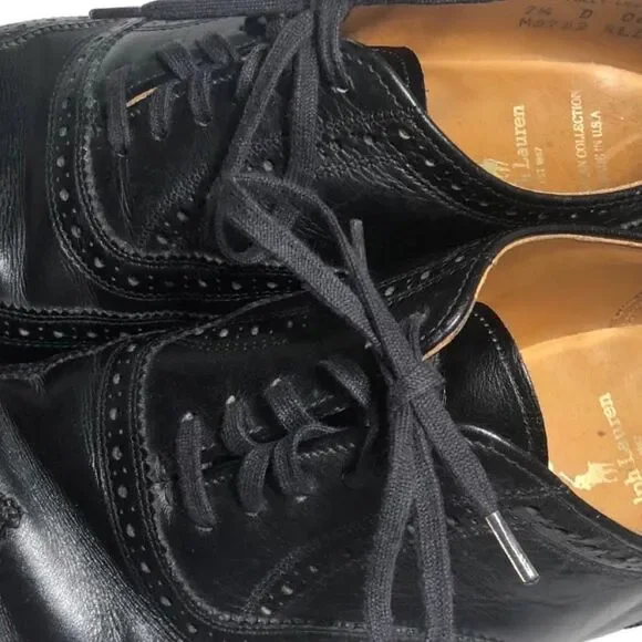 Polo Ralph Lauren the American collection benchmade lace up wing tip leather - Picture 9 of 10